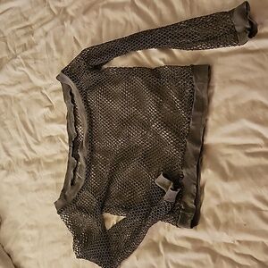 Ffishnet top long sleeve green khaki